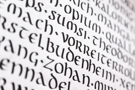 Schriftwerk. From Experimental Calligraphy to Typography