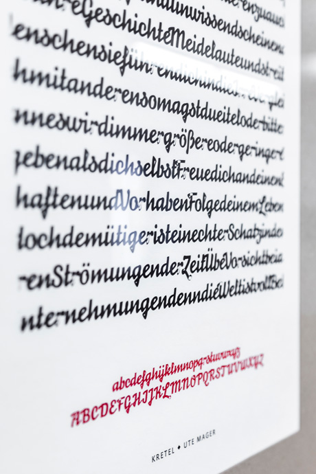 Schriftwerk. From Experimental Calligraphy to Typography