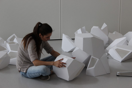 Fragile. Conquering Space by Paper.