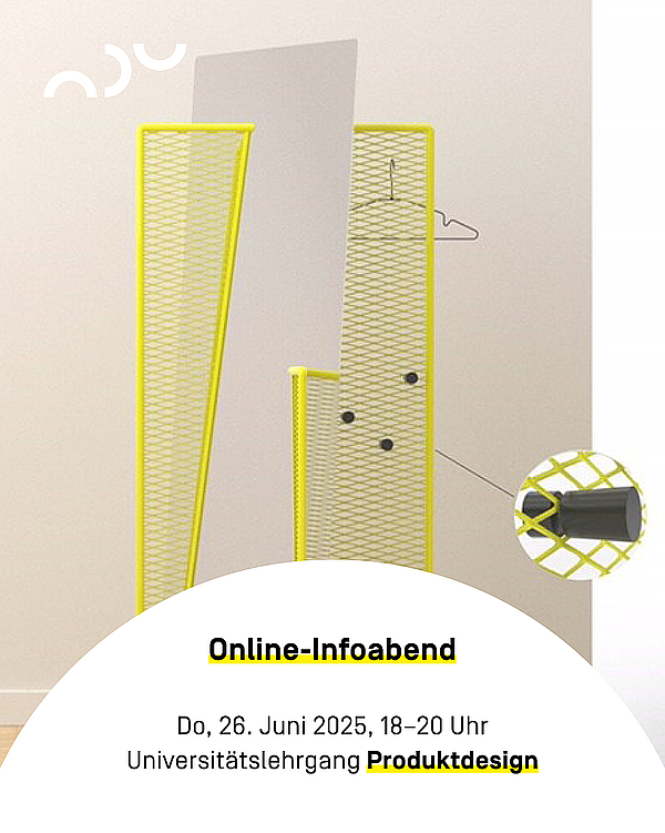 Online-Infoabend Universitätslehrgang Produktdesign