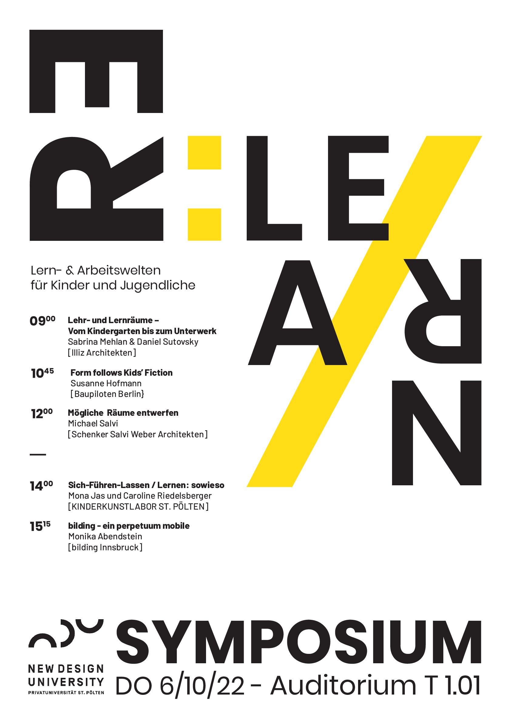 Ankündigung Symposium RE:LEARN