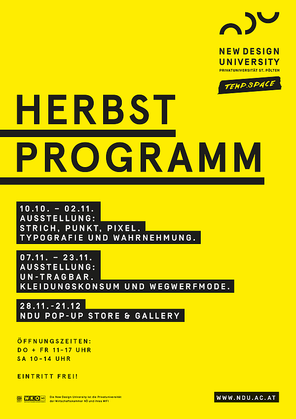 »NDU Temp.Space« in der Innenstadt
