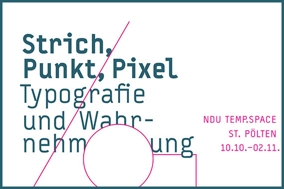 Ausstellung »Strich, Punkt, Pixel. Typografie und Wahrnehmung«