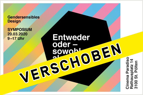 VERSCHOBEN: Symposium zum gendersensiblen Design