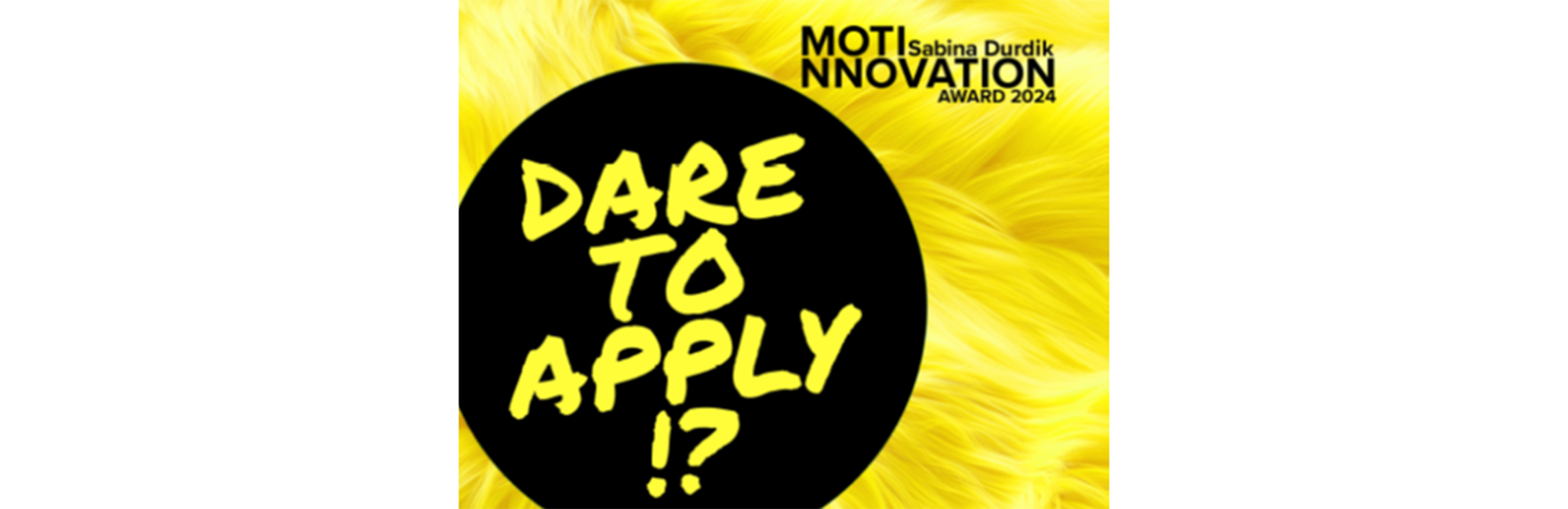 Plakat: Motinnovation Sabina Durik Award 2024