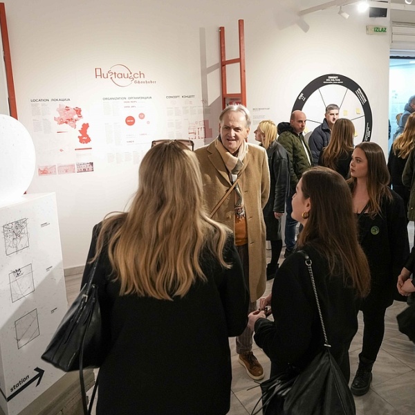 Eine Führung in der Ausstellung