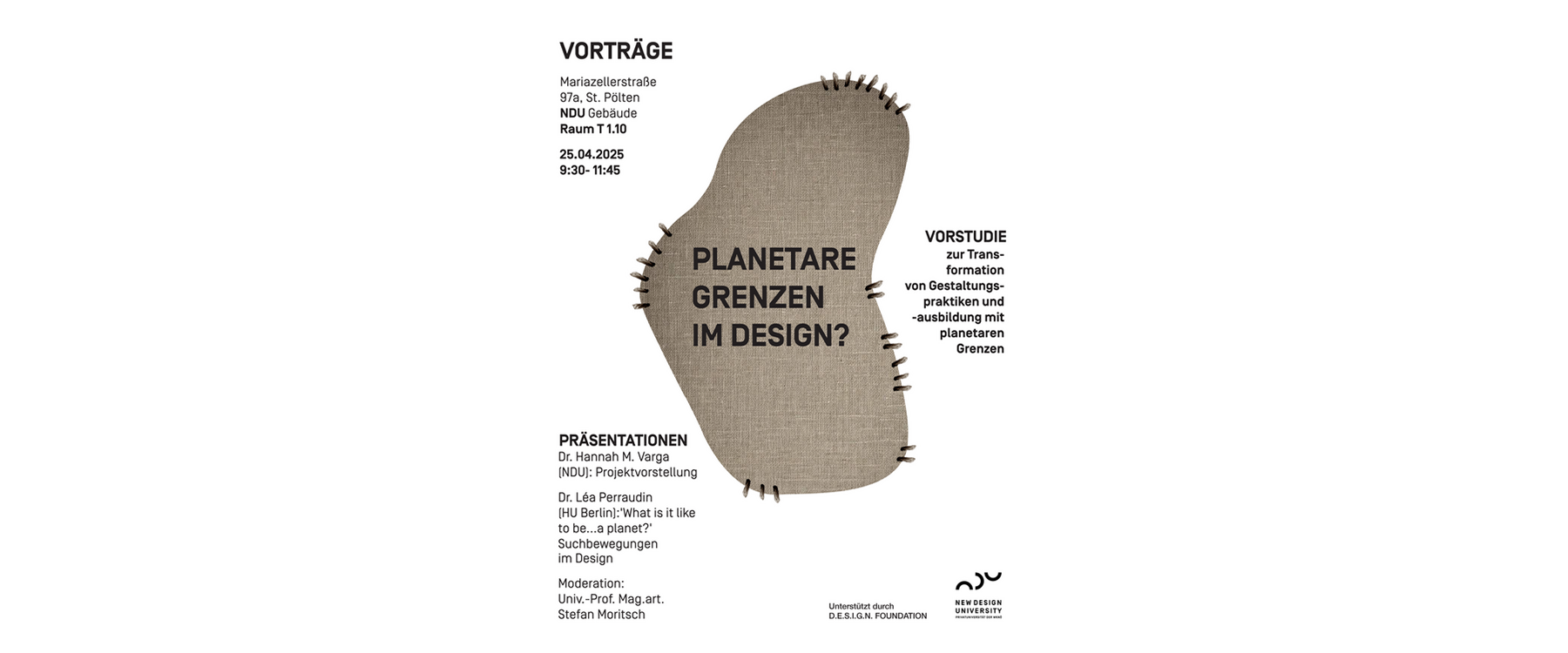 Plakat: Planetare Grenzen im Design?