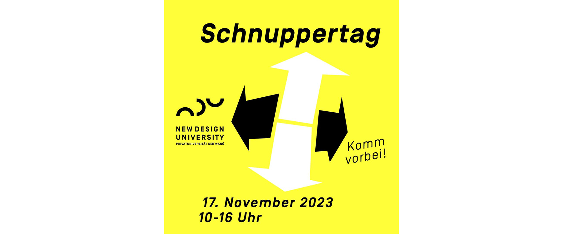 Plakat: Schnuppertag