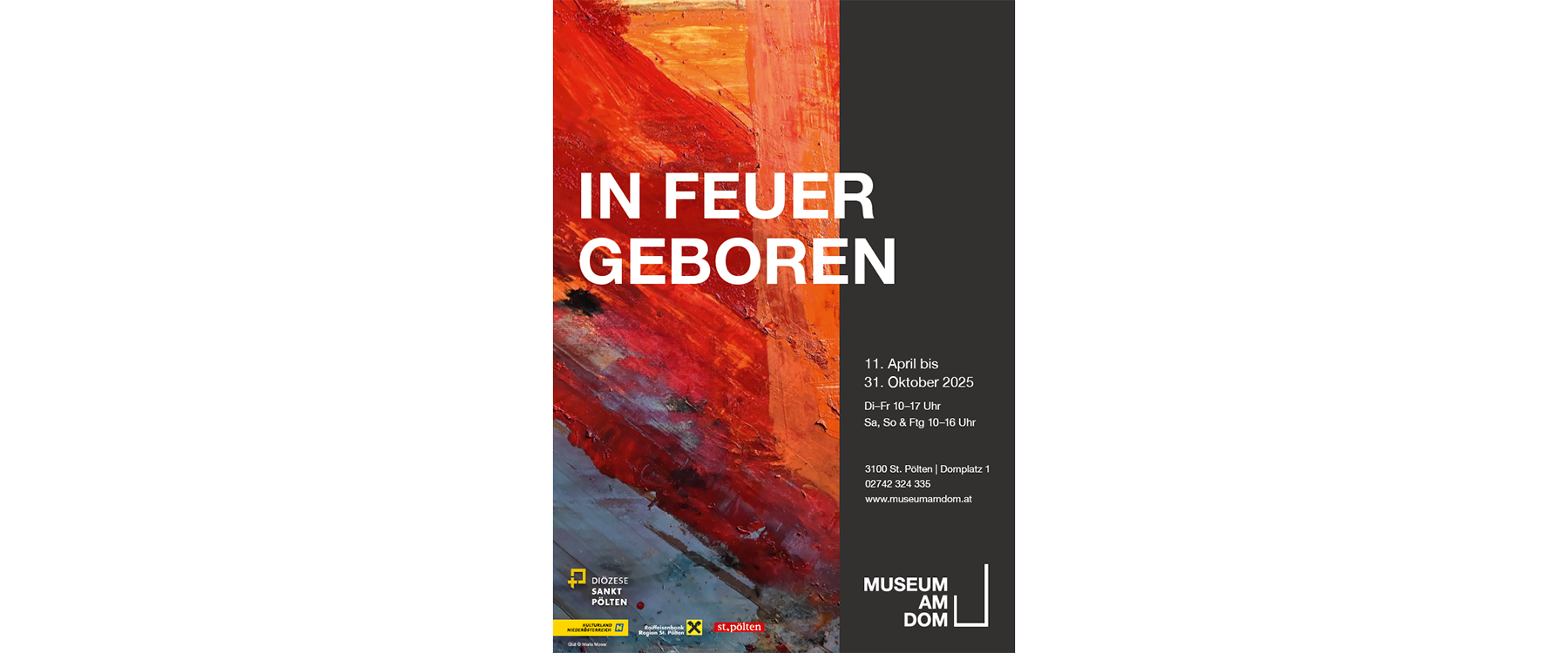 Plakat: In Feuer Geboren