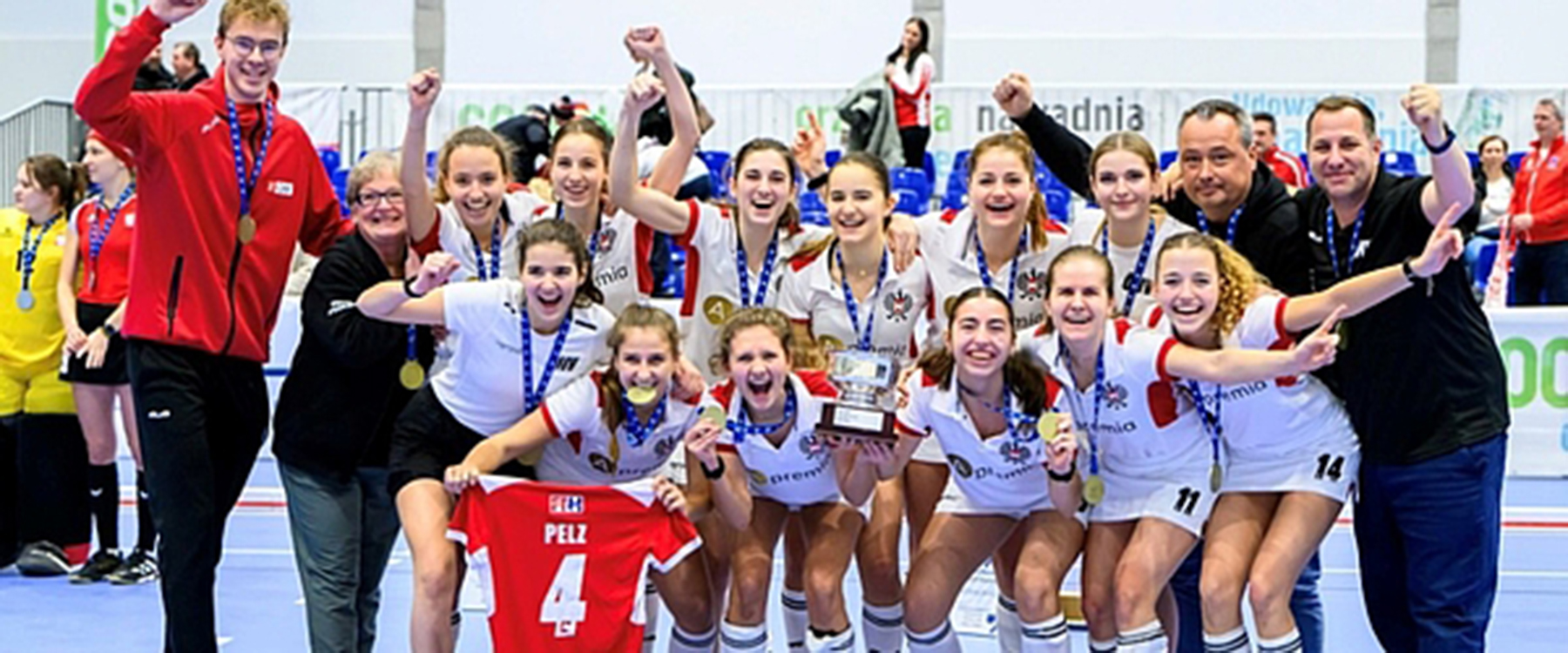 Das U21 Damen-Nationalteam Österreich im Hallen Hockey