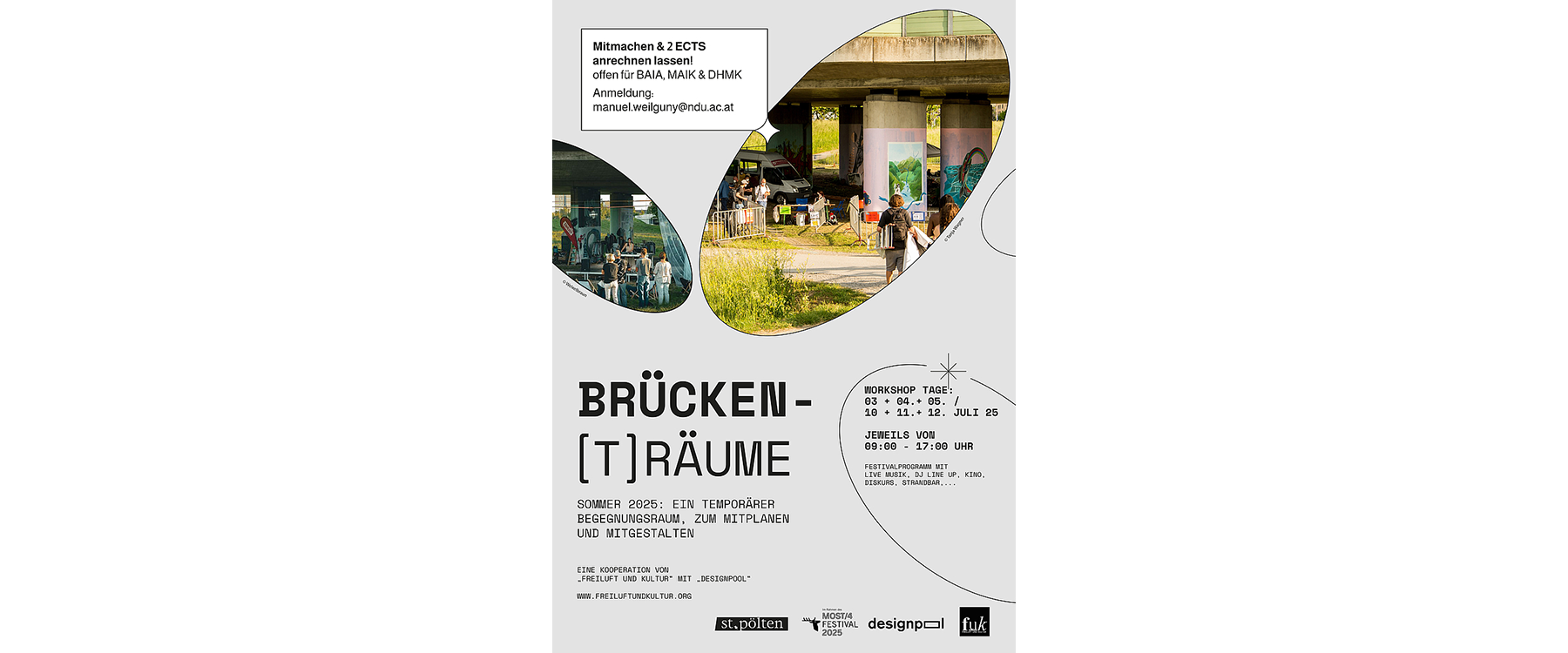 Plakat: Brücken - (T)räume