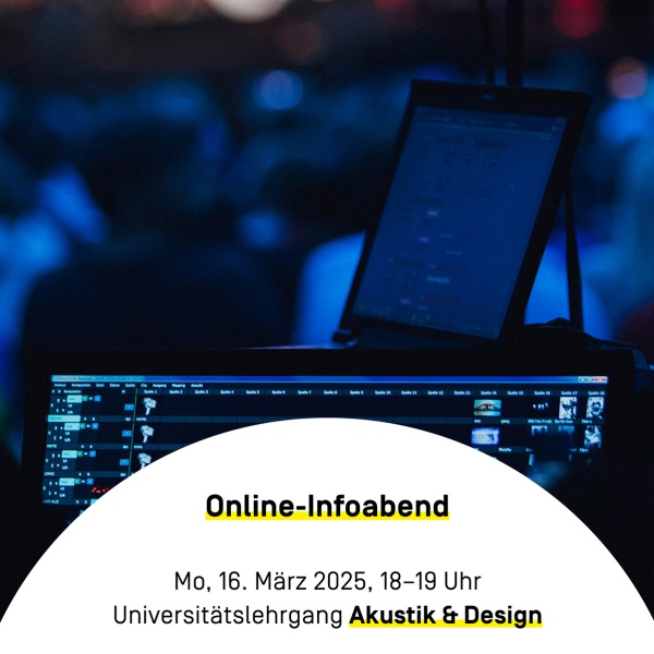 Online-Infoabend Akustik & Design
