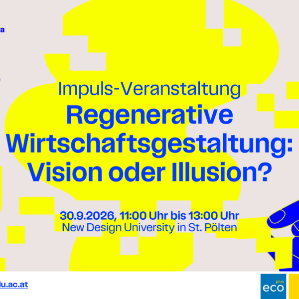IMPULS-Veranstaltung Regenerative Wirtschaftsgestaltung: Vision oder Illusion?