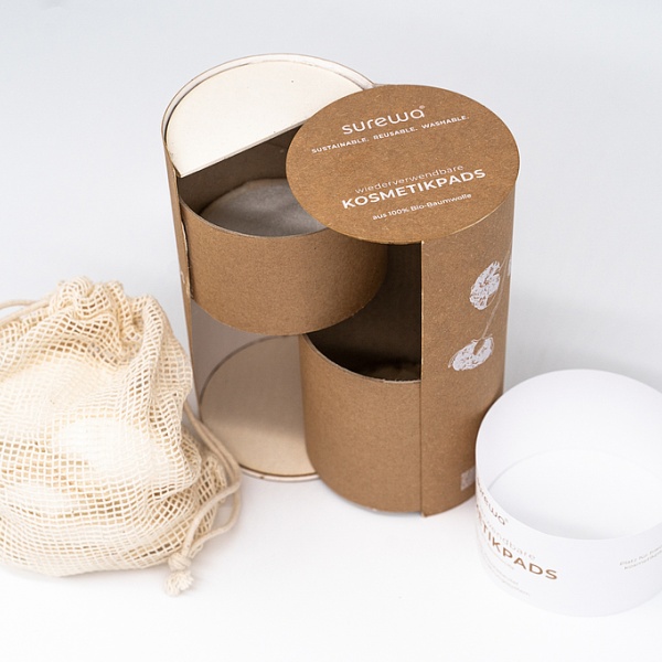 Ausgepackte Abschmink-Pads von "surewa"