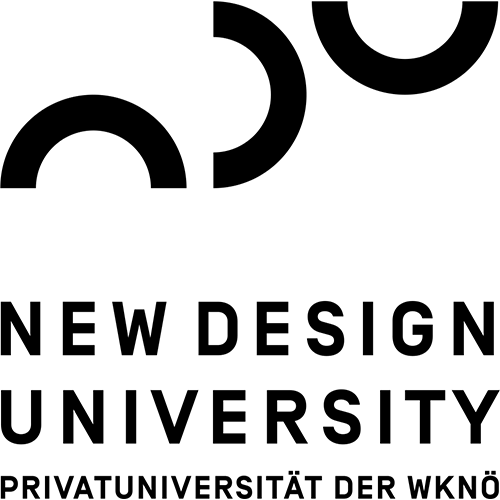 Logo: New Design University - Privatuniversität der WKNÖ